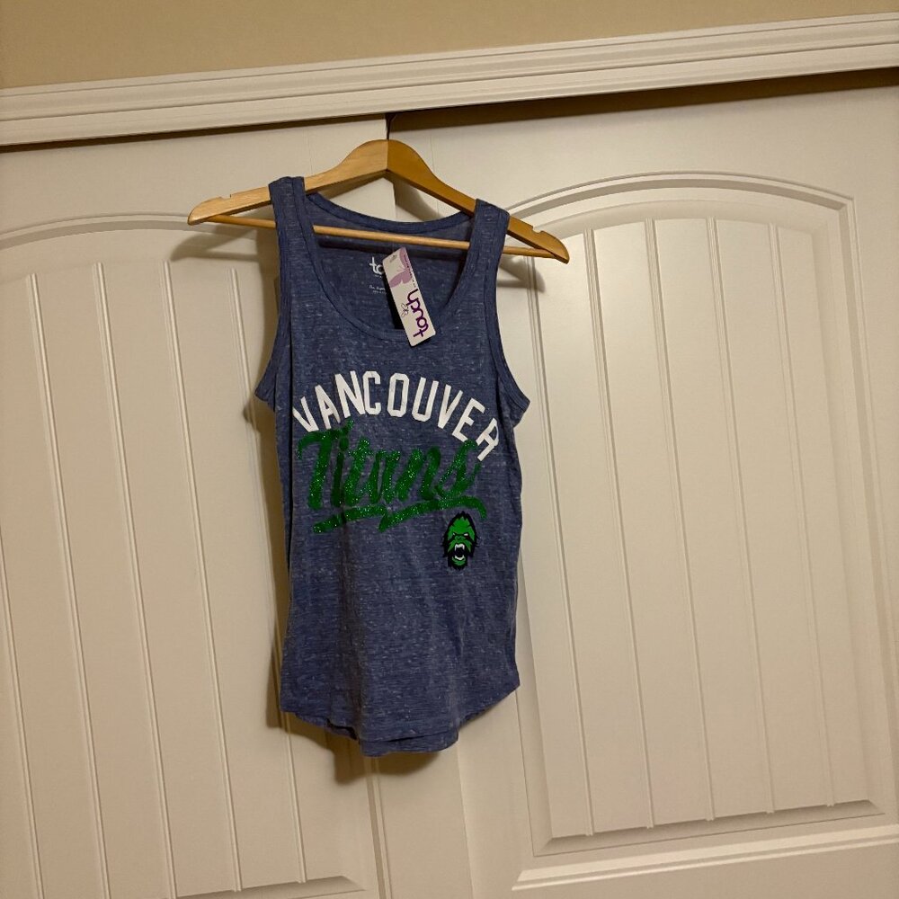 Vancouver Titans Tank Top Women’s Small BlueTouch by Alyssa Milano NWOT ESports
